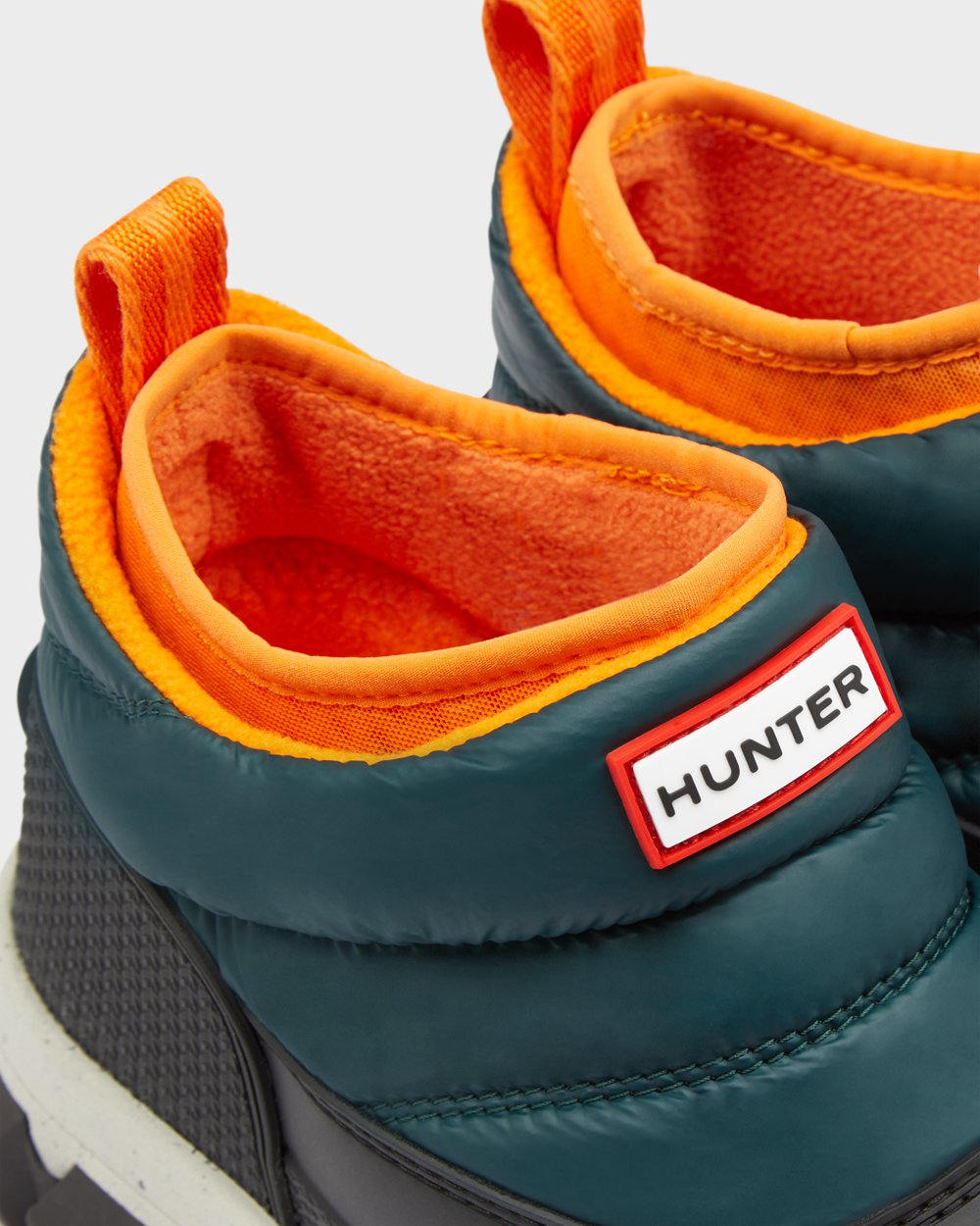 Hunter Snø Støvler Grønn/Grå - Dame Original Insulated Ankle - Norge SJTERL-216